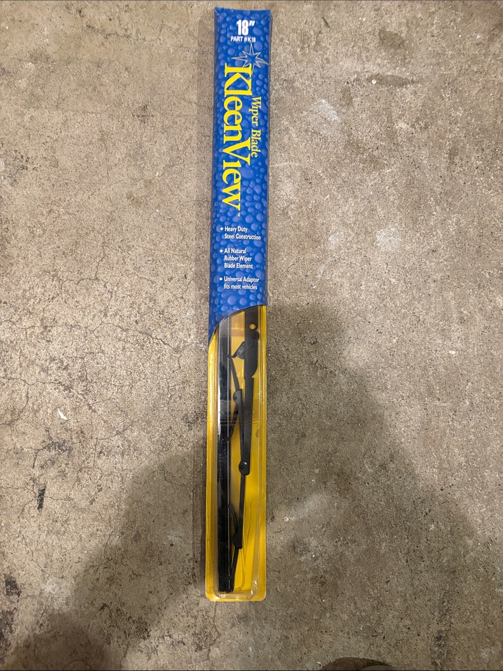 New KleenView 18" Windshield Wiper Blade - Black